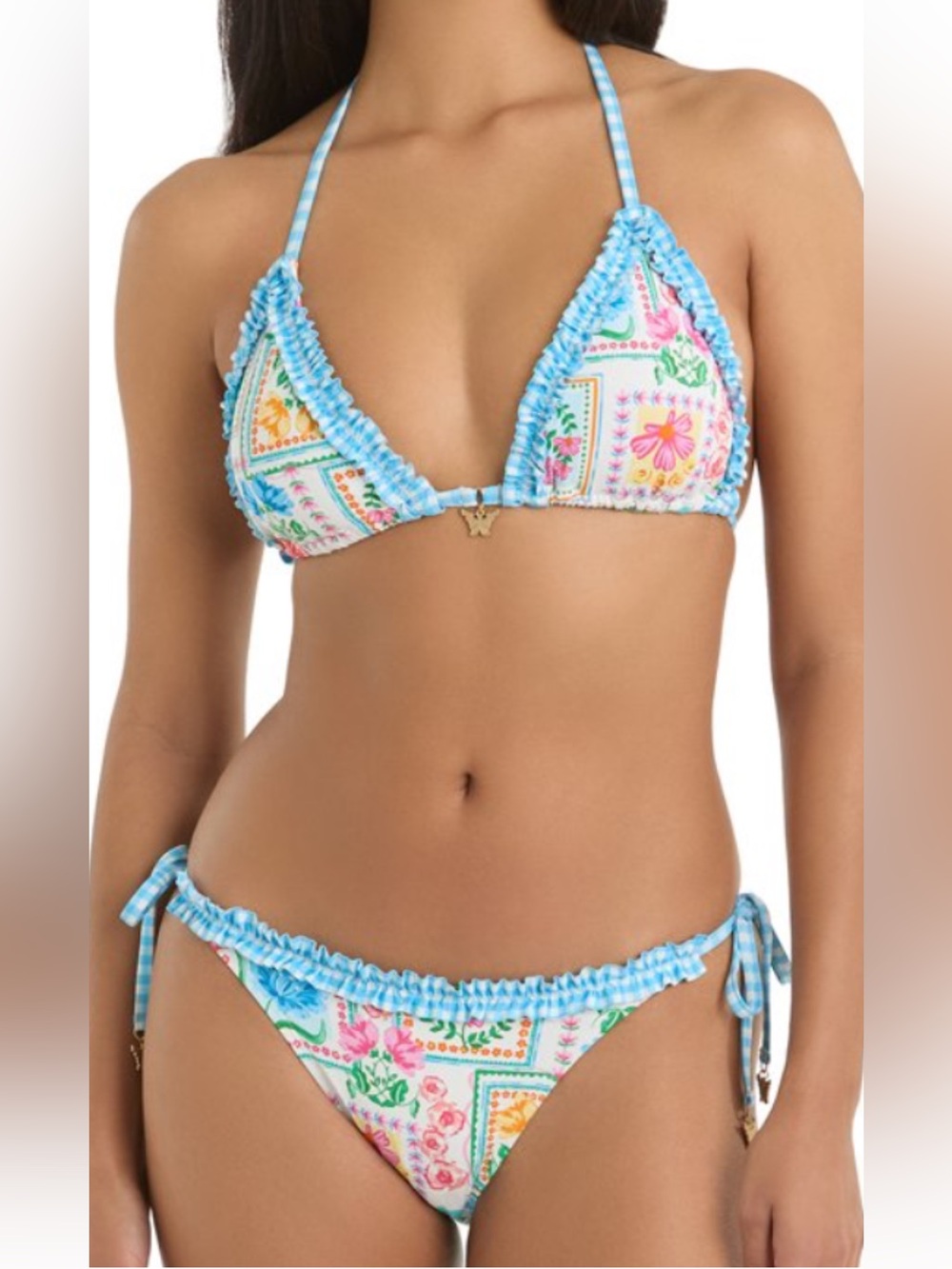 Jessica Simpson Floral Bikini Set, Women’s Medium, NWT